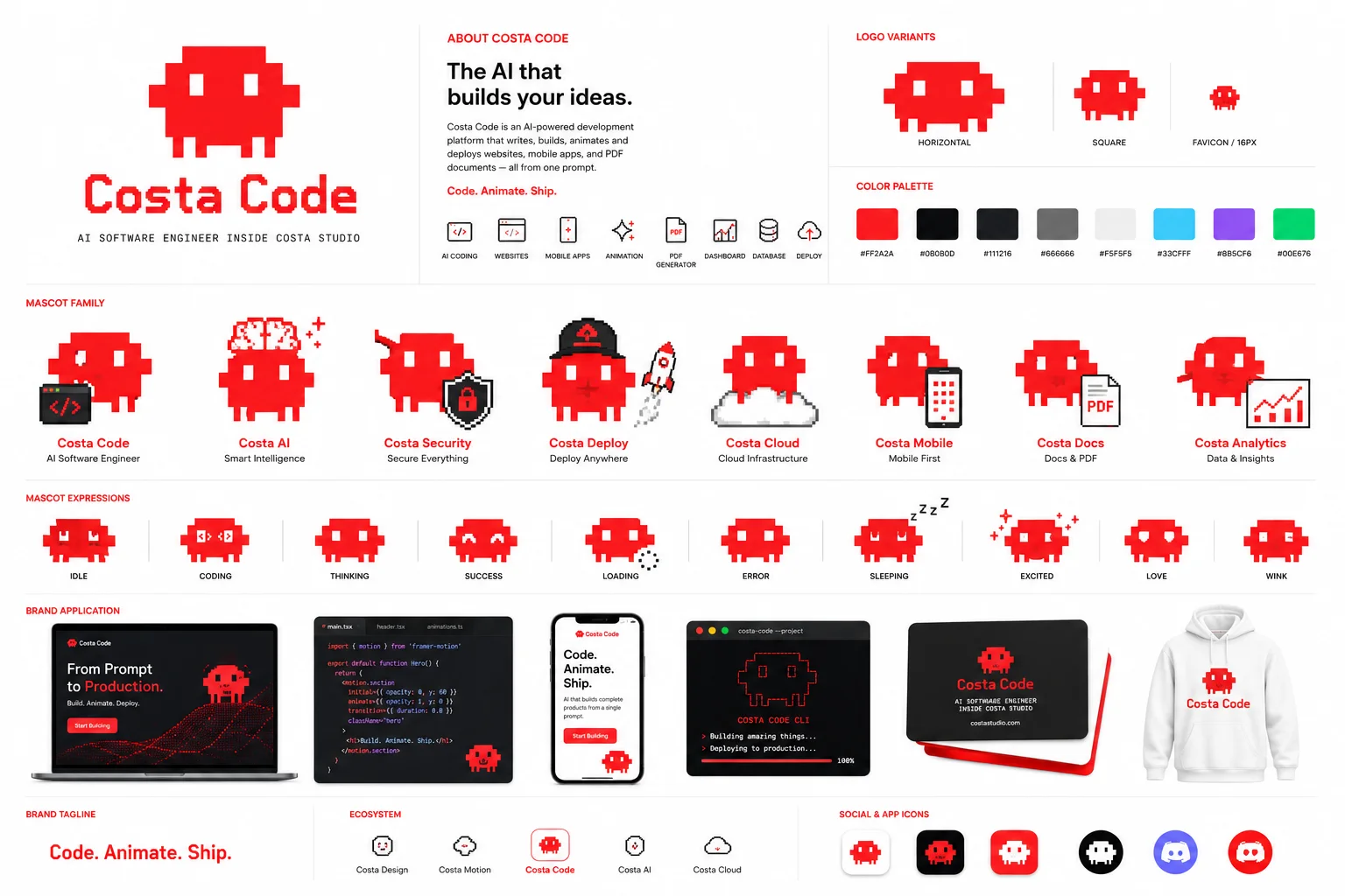 COSTA CODE full brand guide