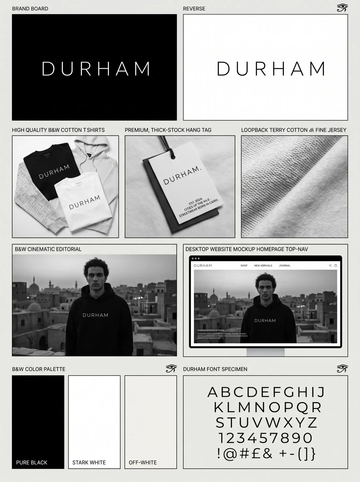 DURHAM brand moodboard