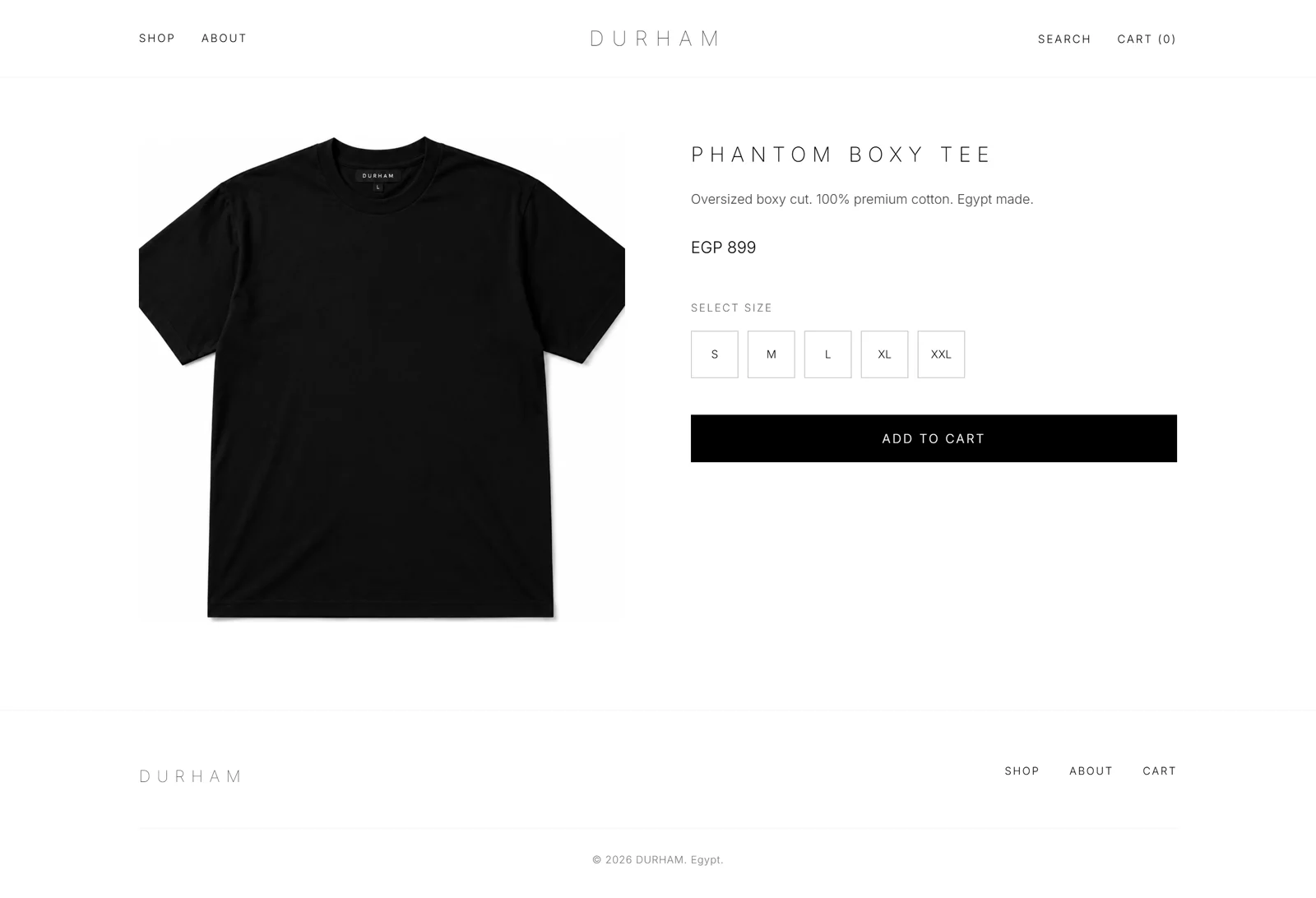 DURHAM product page