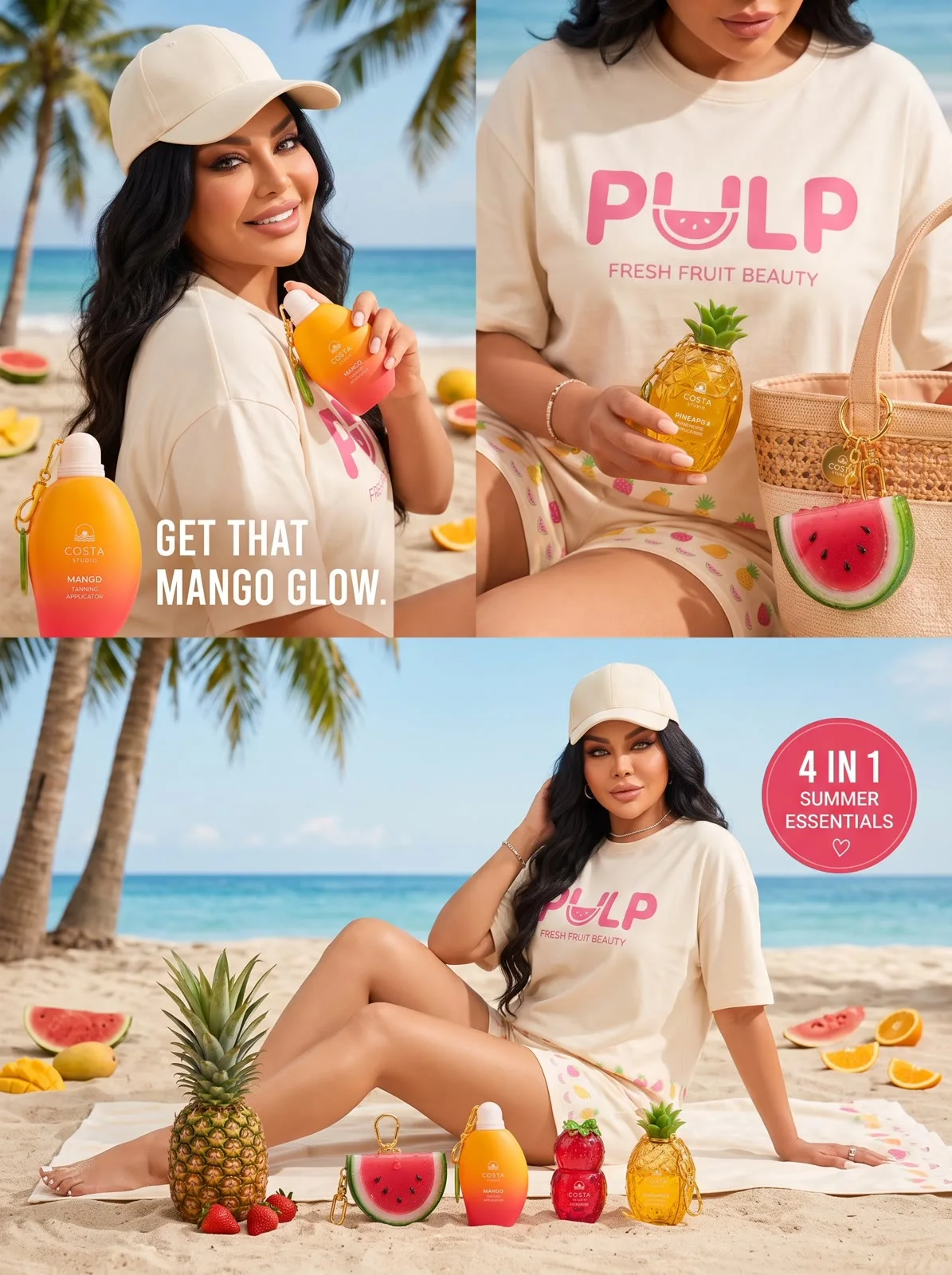 PULP mango glow beach post